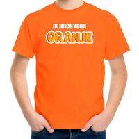 Oranje fan shirt / kleding Holland ik juich voor oranje EK/ WK voor kinderen XL (158-164)  - - thumbnail