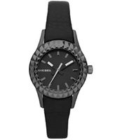 Horlogeband Diesel DZ5310 Leder Zwart 13mm