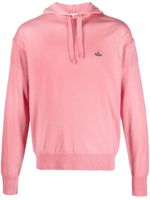 Vivienne Westwood hoodie en laine vierge à motif Orb brodé - Rose