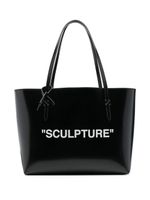 Off-White sac cabas à slogan imprimé - Noir