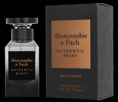Abercrombie & Fitch Authentic Night Men Eau de toilette Spray 50 ml