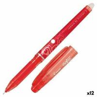 Boligrafo de tinta líquida Pilot Frixion Point Wisbare inkt Rood (12 Stuks)