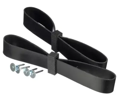 Spijkerboomband rubber/canvas 2 stuks