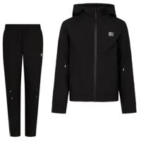 Cruyff Quartz Woven Trainingspak Hooded Kids Zwart
