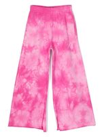 MM6 Maison Margiela Kids pantalon ample à motif tie-dye - Rose - thumbnail