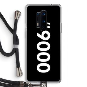 #9000: OnePlus 8 Pro Transparant Hoesje met koord