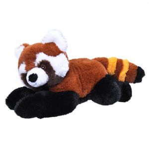 Pluche knuffel dieren Eco-kins rode panda beer van 24 cm   -