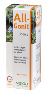 Velda All-Gonit 1000g - Effectieve Algendoder voor Heldere Vijvers, Respecteert Eco-balans