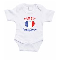 First Frankrijk supporter rompertje baby - thumbnail