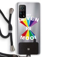Het Leven Is Mooi: Xiaomi Mi 10T 5G Transparant Hoesje met koord