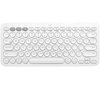 Logitech K380 Multi-Device Bluetooth® Keyboard toetsenbord AZERTY Frans Wit - thumbnail