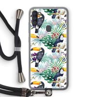 Tukans: Samsung Galaxy A11 Transparant Hoesje met koord
