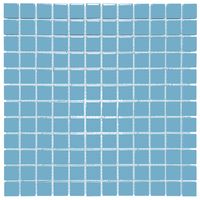 Tegelsample: The Mosaic Factory Barcelona vierkante mozaïek tegels 30x30 blauw