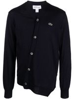 Comme Des Garçons Shirt cardigan en laine à patch logo - Bleu