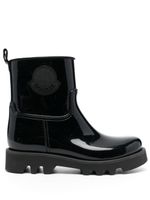 Moncler bottines à effet de brillance - Noir - thumbnail