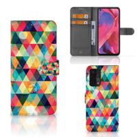 OPPO A54 5G | A74 5G | A93 5G | Telefoon Hoesje | Geruit