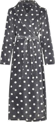 Pastunette dames Badjas Fleece Grijs