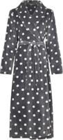 Pastunette dames Badjas Fleece Grijs