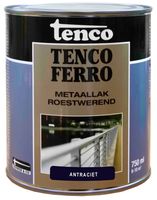 Ferro antraciet 0,75l verf/beits - tenco