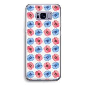 Klaproosjes: Samsung Galaxy S8 Plus Transparant Hoesje