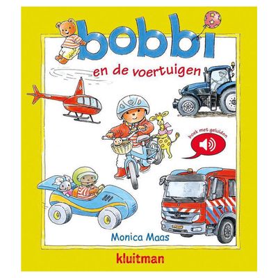 Uitgeverij Kluitman Bobbi en de voertuigen geluidenboek