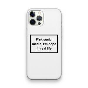 I'm dope: iPhone 12 Pro Transparant Hoesje