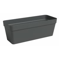 Plantenbak - Kunststof - Antraciet - Rechthoekig - L49,9 x D20 x H18,1cm - ARTEVASI