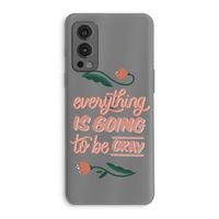 Optimistic flower girl: OnePlus Nord 2 5G Transparant Hoesje