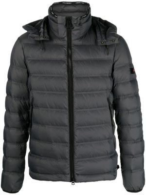 Peuterey veste matelassée à patch logo - Gris