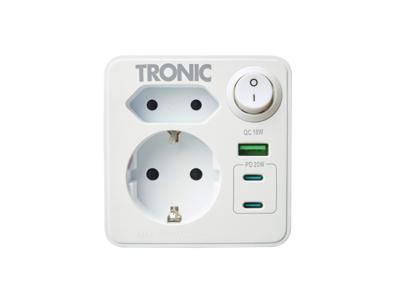 TRONIC Stopcontact met USB-aansluitingen