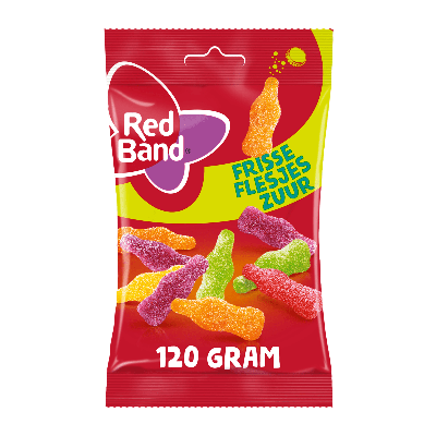 Red Band frisse flesjes zuur (12x120gr)