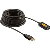 DeLOCK 82446 USB-kabel USB 2.0 10 m USB A Zwart - thumbnail