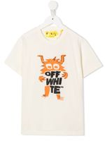 Off-White Kids t-shirt en coton à logo imprimé - Blanc