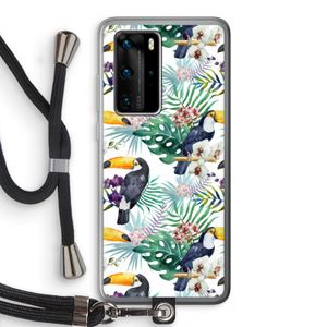 Tukans: Huawei P40 Pro Transparant Hoesje met koord