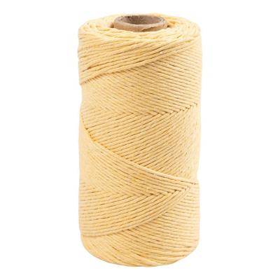 Creativ Company Macrame koord lichtgeel, 198m