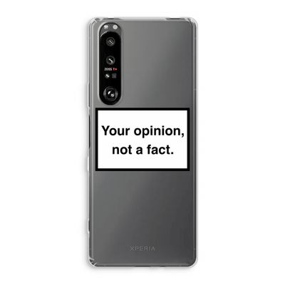 Your opinion: Sony Xperia 1 III Transparant Hoesje