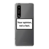 Your opinion: Sony Xperia 1 III Transparant Hoesje