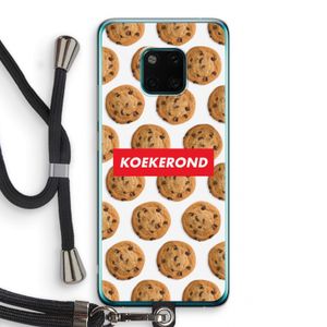 Koekerond: Huawei Mate 20 Pro Transparant Hoesje met koord
