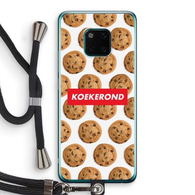 Koekerond: Huawei Mate 20 Pro Transparant Hoesje met koord