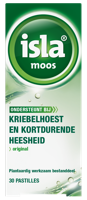 Isla Moos Keelpastilles - bij kriebelhoest en kortdurende heesheid