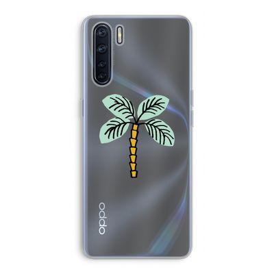 Palmboom: Oppo A91 Transparant Hoesje