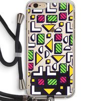 8-bit N°4: iPhone 6 PLUS / 6S PLUS Transparant Hoesje met koord
