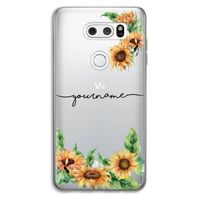 Zonnebloemen: LG V30 Transparant Hoesje