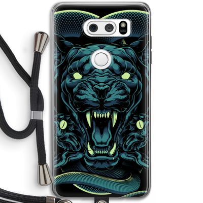 Cougar and Vipers: LG V30 Transparant Hoesje met koord