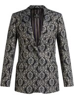 ETRO blazer à motif en jacquard - Noir