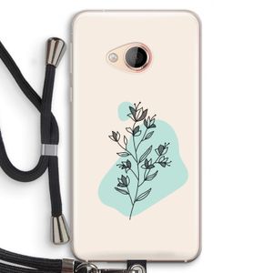 Violets are blue: HTC U Play Transparant Hoesje met koord