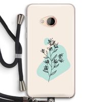 Violets are blue: HTC U Play Transparant Hoesje met koord
