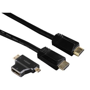 Hama 00074242 HDMI kabel 1,5 m HDMI Type A (Standaard) Zwart