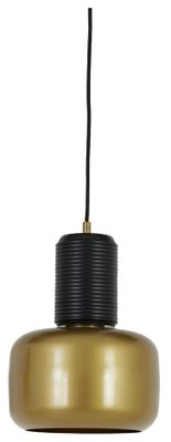 Light & Living Hanglamp 'Chania' 20cm, kleur Mat Zwart/Antiek Brons