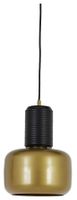 Light & Living Hanglamp 'Chania' 20cm, kleur Mat Zwart/Antiek Brons